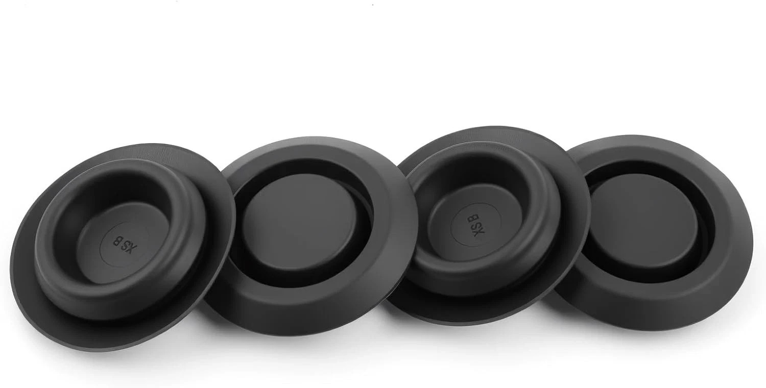 4PCS Round Car Floor Drain Plug, Rubber Plugs for Water&Dust Resistant, Professi