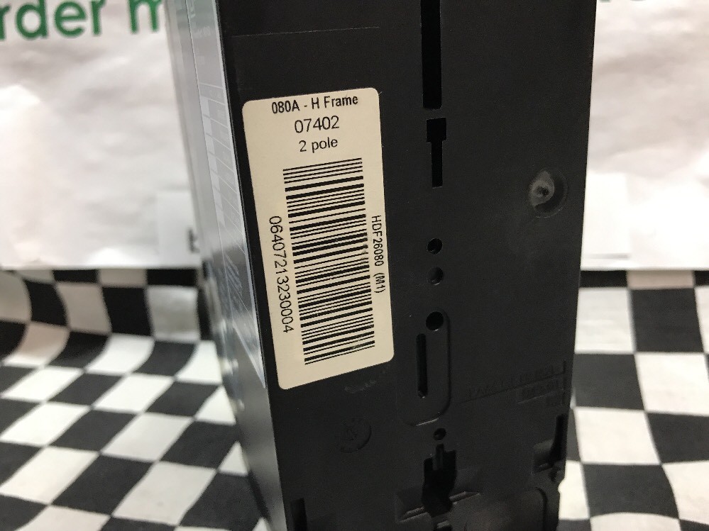 Square D HD 150, CIRCUIT BREAKER 80A, 2P, HDF26080, SHIPSAMEDAY, #106A71
