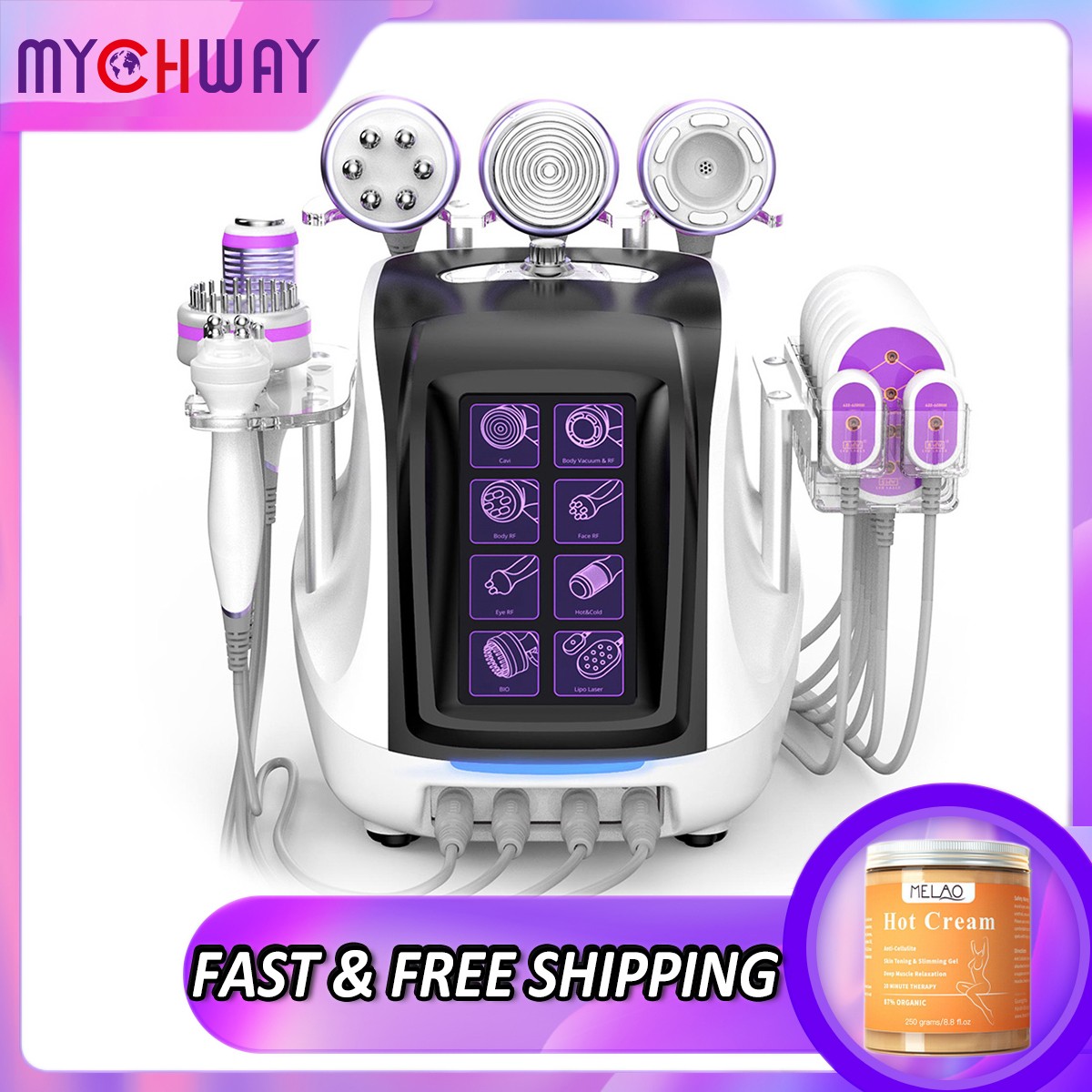 9 in 1 Multifunction Beauty Machine for Body Massage&Facial Skin Care Salon Use