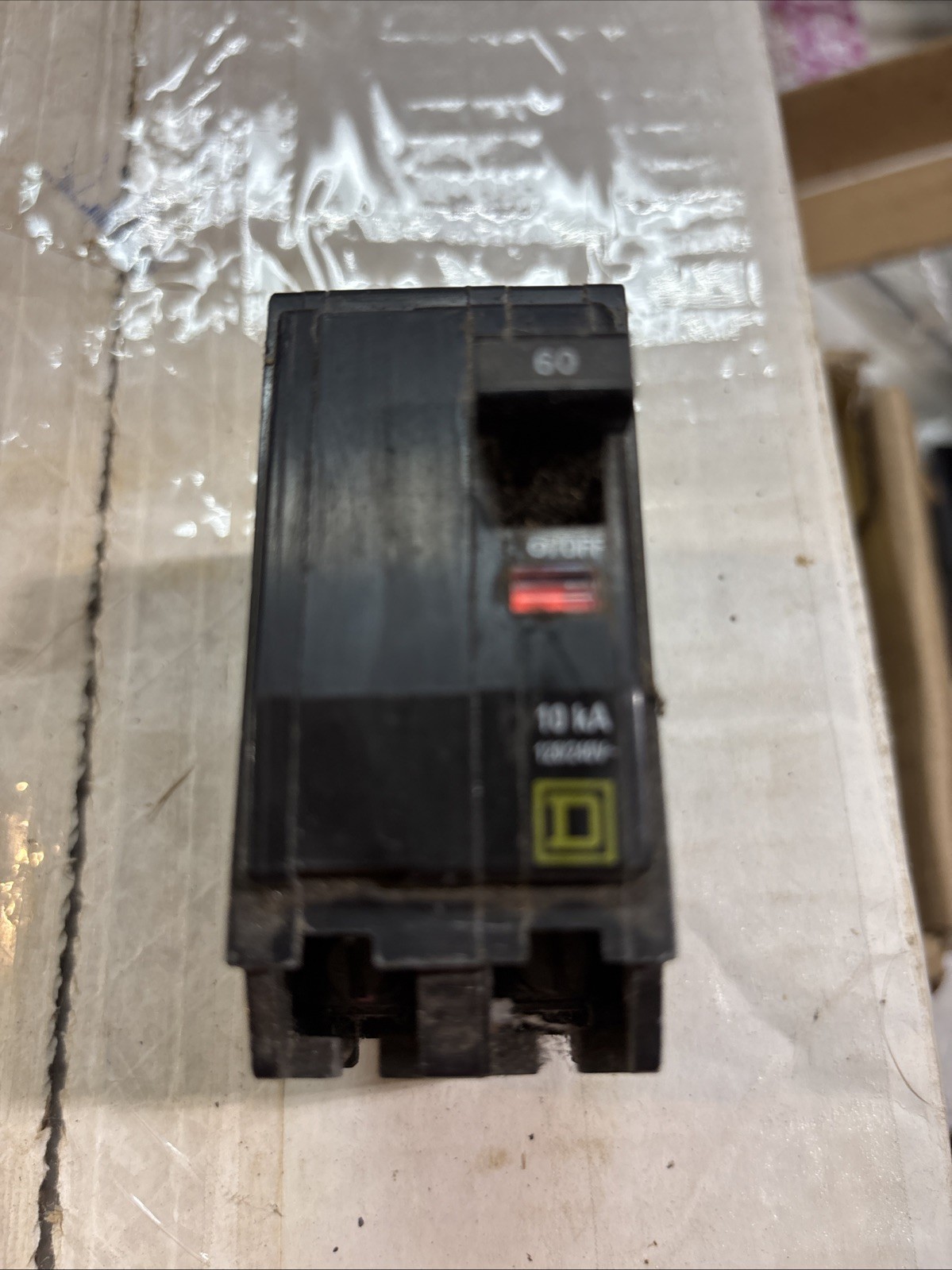 Square D Circuit Breaker QO, 60 Amp, 2 pole, 120/240VAC, 10kA (QO260)