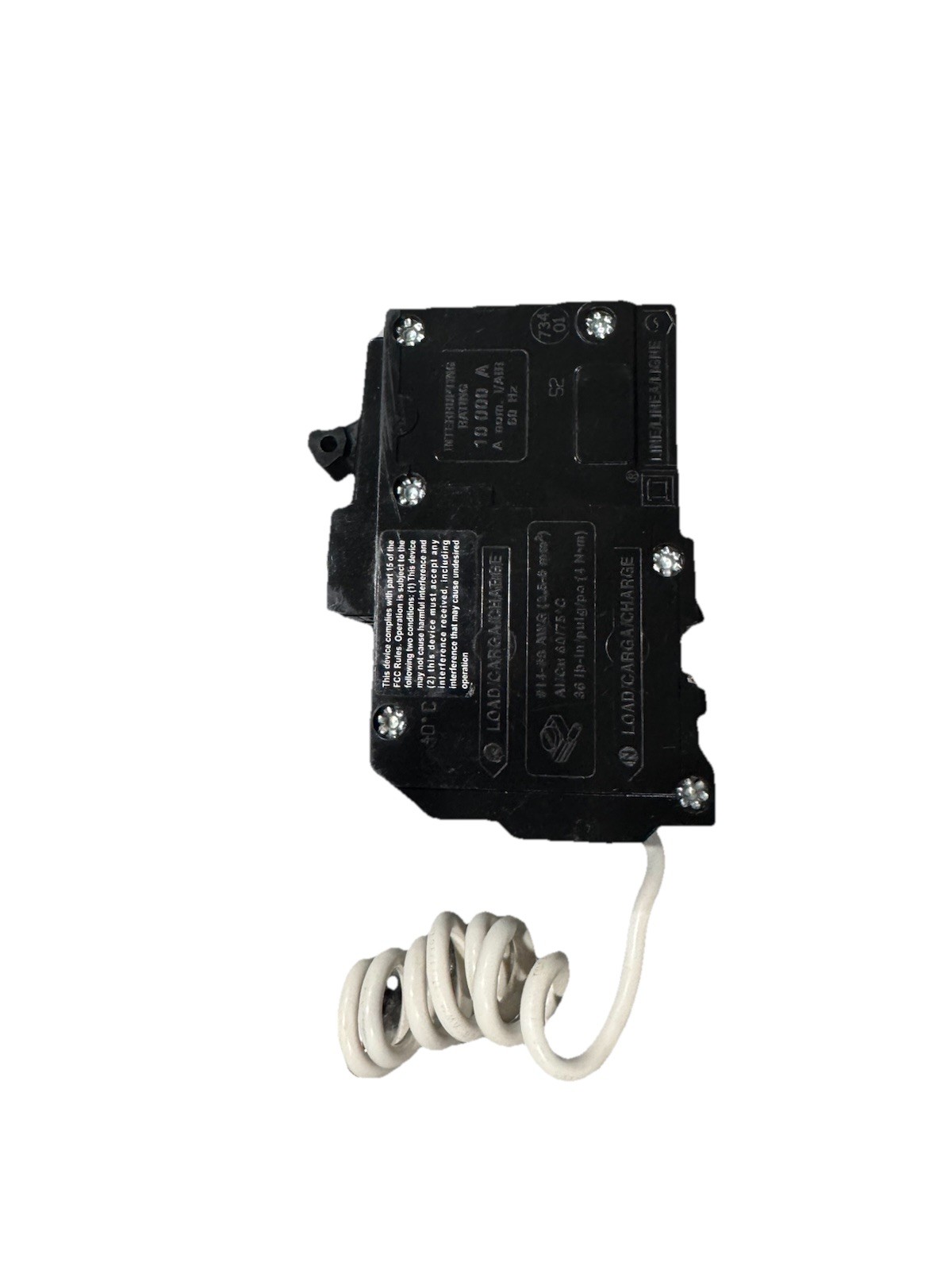 SQUARE D QO230GFI Circuit Breaker 2-POLE 30AMP GFCI Type QO230GFIC With Pigtail