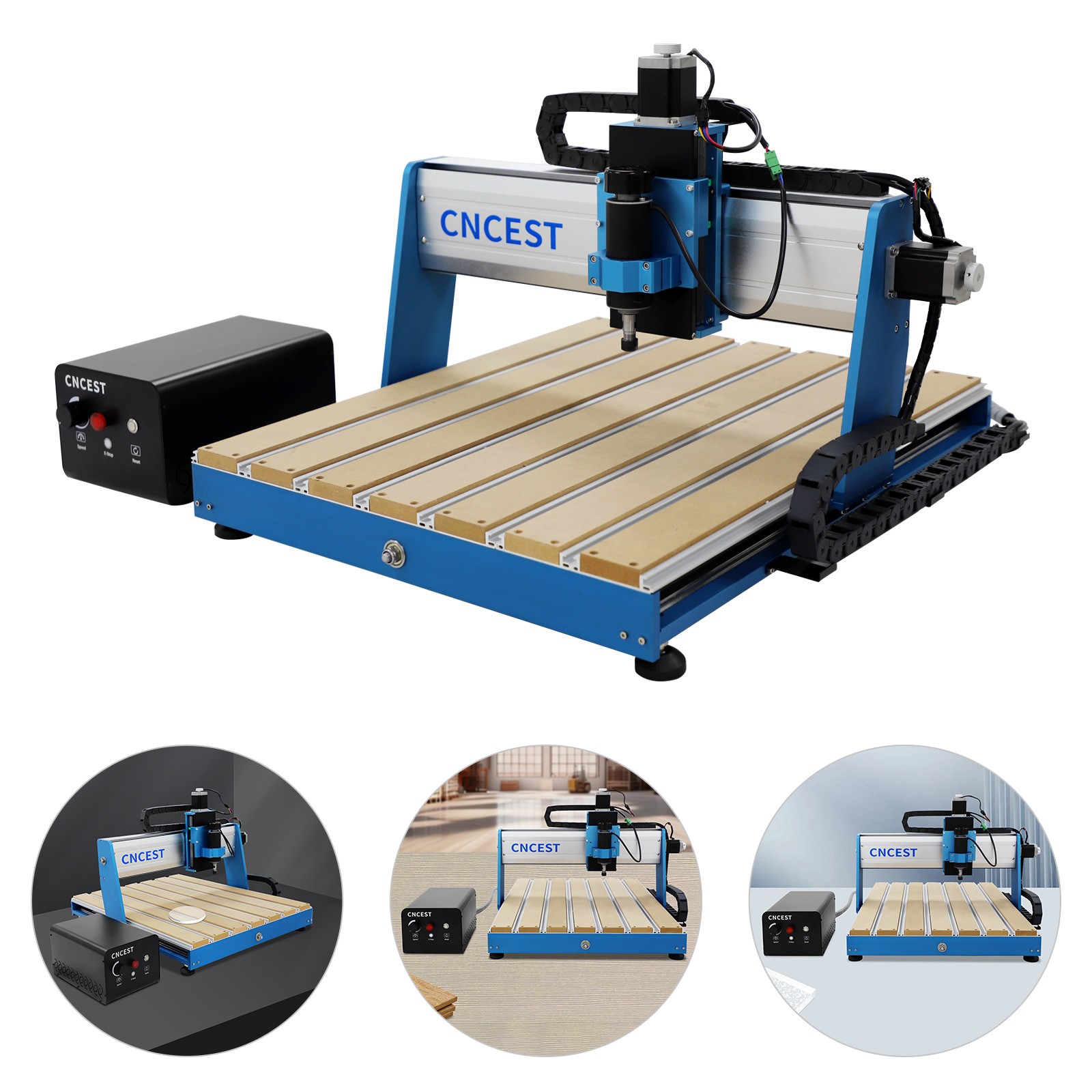 CNC Machine PROVerXL 6050 Plus for Metal Wood Acrylic MDF Carving, GRBL Control