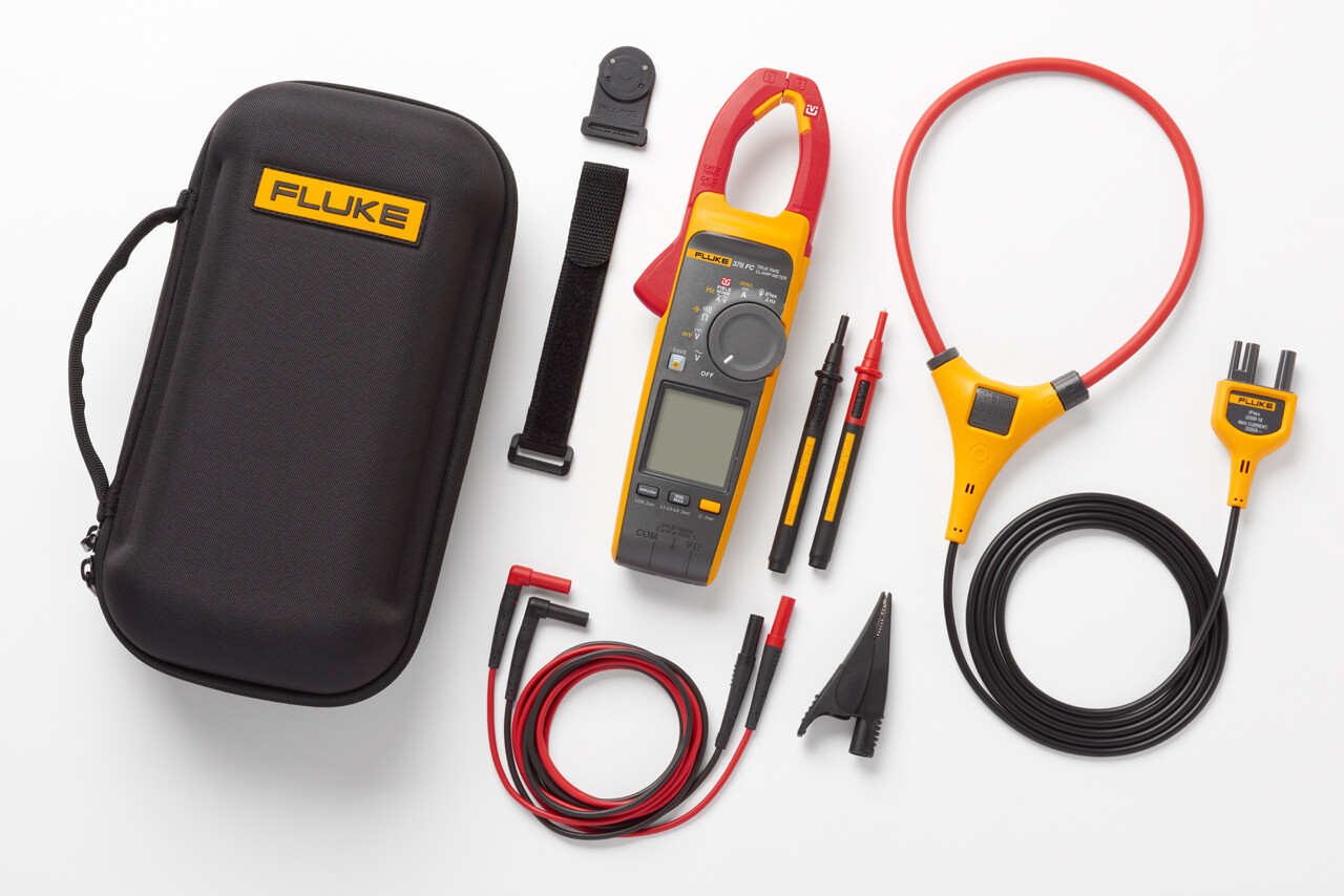 Fluke 378 FC Non-Contact Voltage True-RMS AC/DC Clamp Meter with iFlex