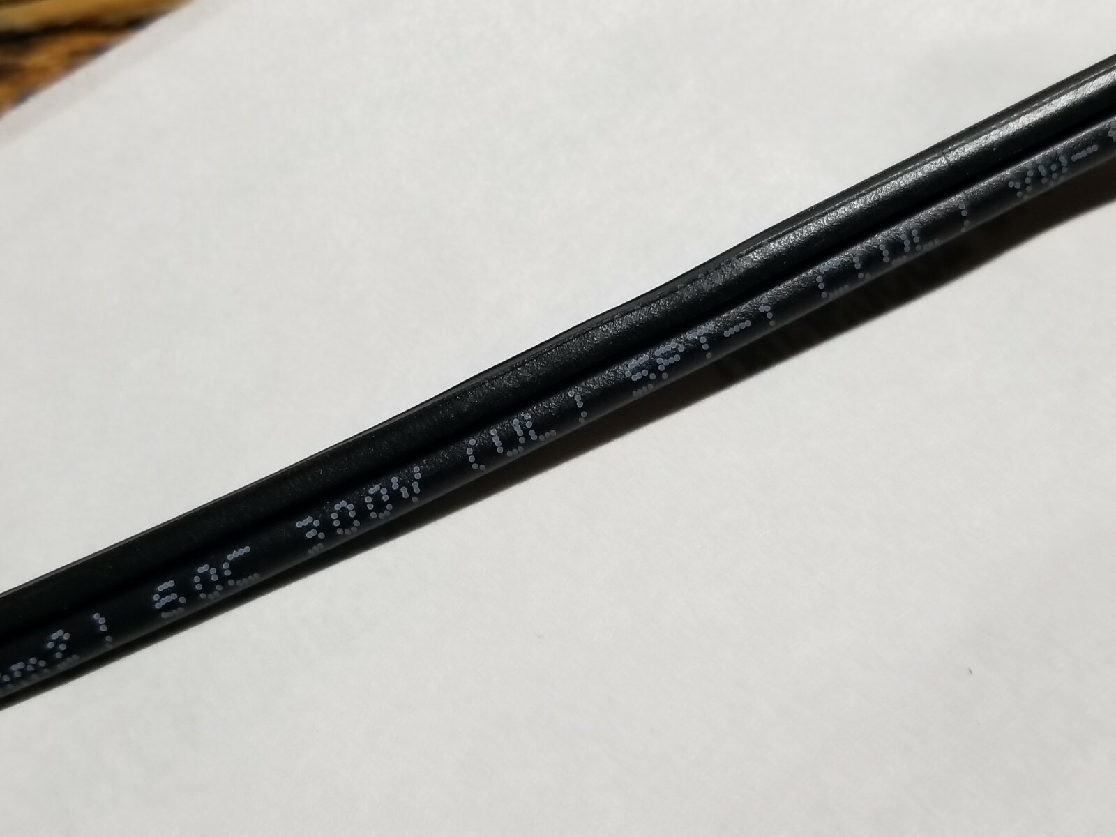 Burton 18/2C SPT-1 Lamp/Appliance Power Cord Cable 10Amps 60C/300V Black /50ft