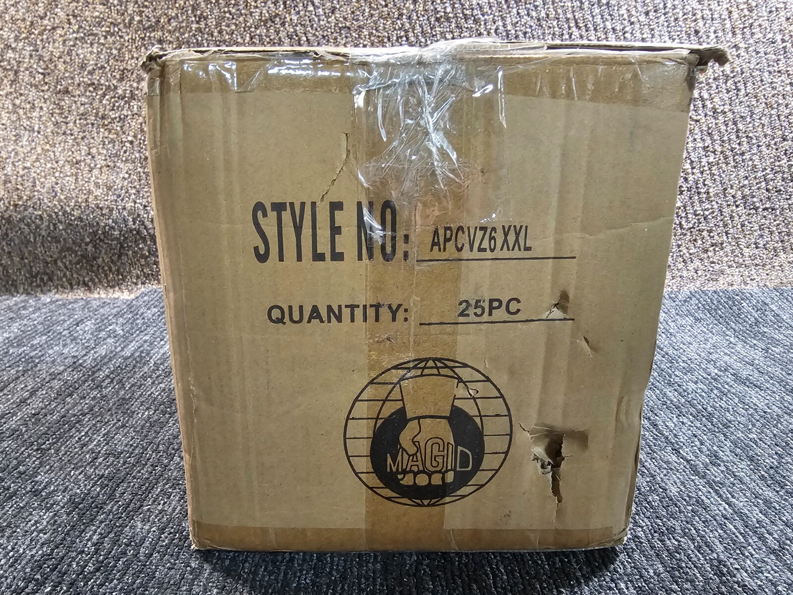 (QTY 25) Magid APCVZ6XXL Non-Woven Fabric Protective Clothing XXL , White