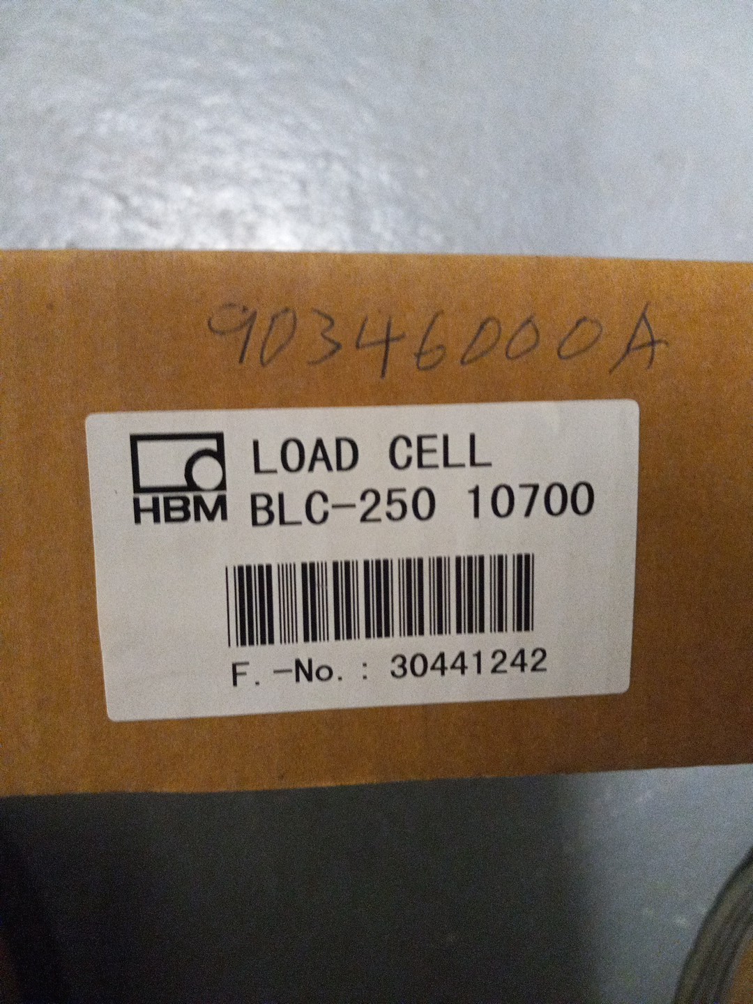 HBM BLC-250 10700 LOAD CELL | METTLER TOLEDO 90346000A LOAD CELL