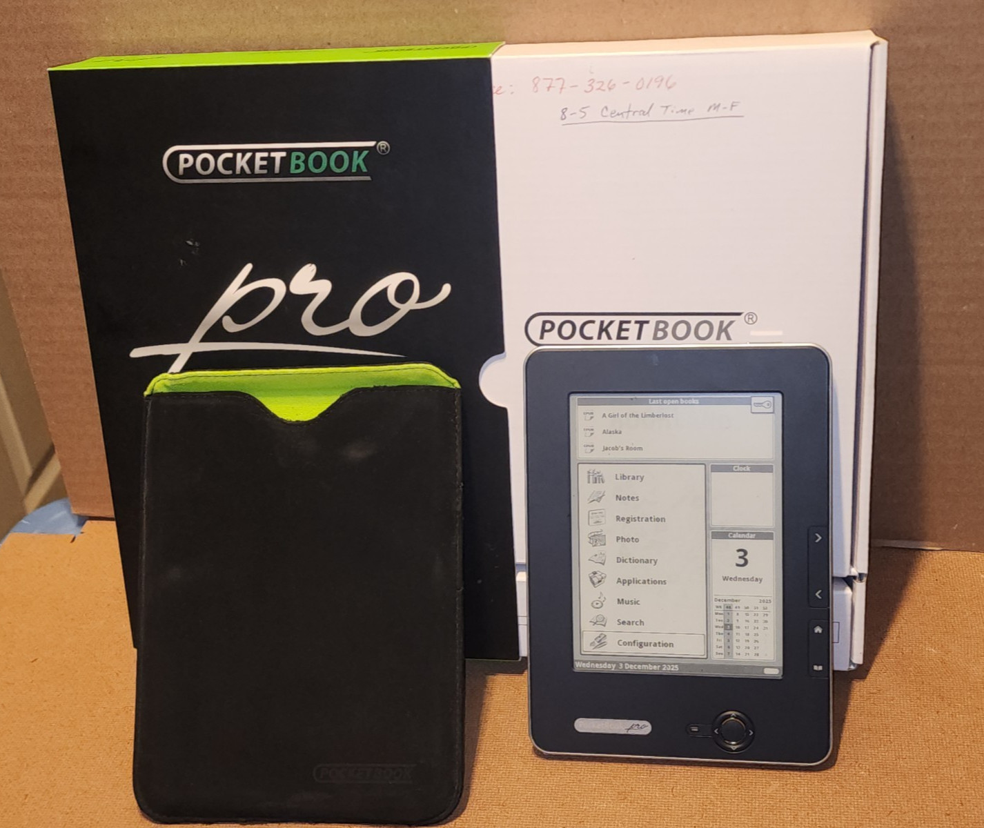 PocketBook Pro 602 E-Reader Eye-Friendly 6» Dark Grey PB602-DY-EN + MicroSD 2GB
