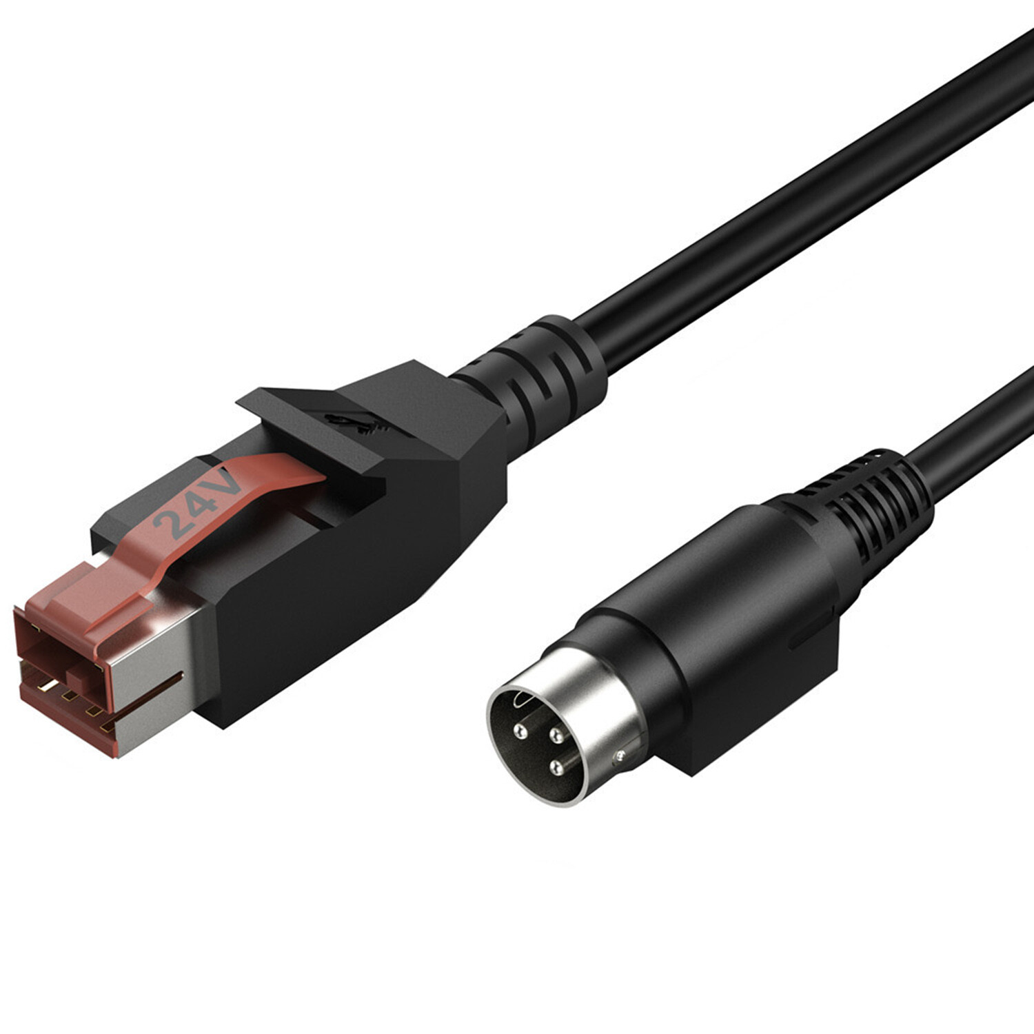 1x USB Powered to Hosiden DIN 3 Pin Power Adapter Cable for IBM Epson POS System