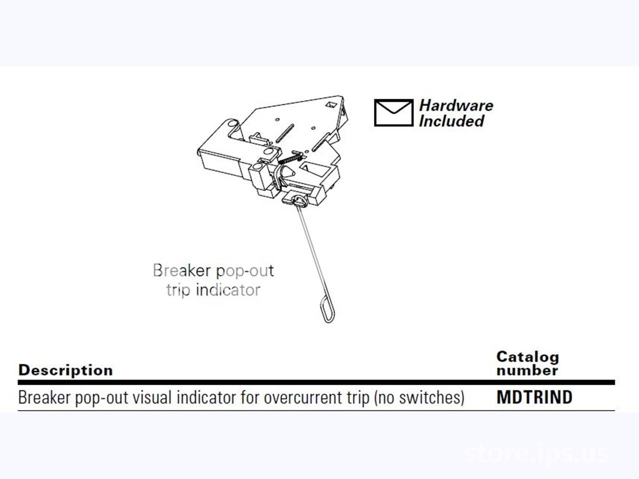 MDTRIND – CH POP-OUT VISUAL TRIP INDICATOR SKU011647