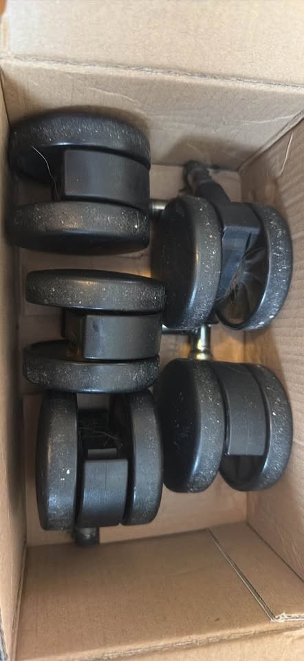 OEM Herman Miller C7 2.5-Inch Hard Floor/Carpet Casters for Aeron, Setu, Eames
