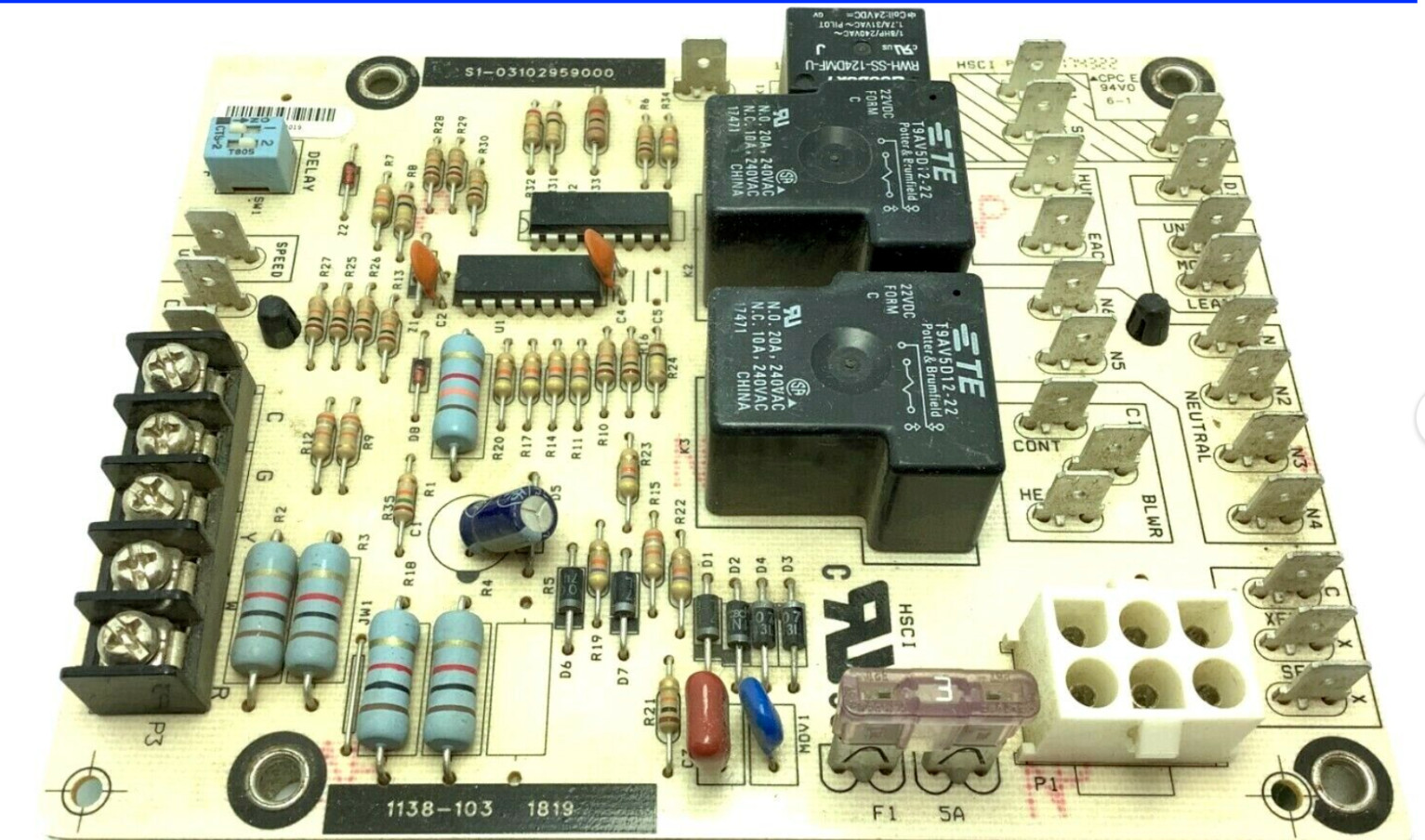 GUARANTEED TESTED WORKING – 03102959000 Fan Control Board 1170063 FAST SHIP