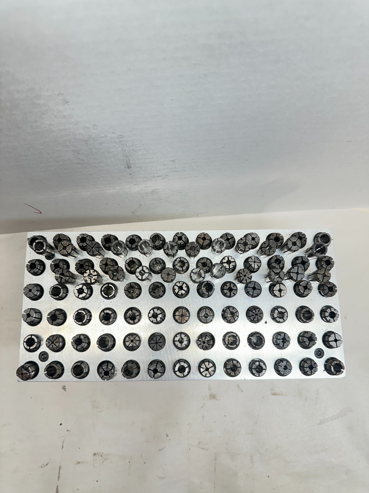 Lot of 101! – Accura-Flex Collets TSD AF Series with Aluminum Holder
