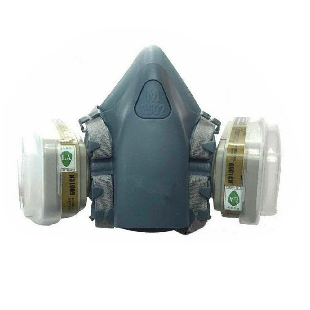 Full/Half Face Gas Mask Respirator Set For Painting Spraying Safety Facepiece US