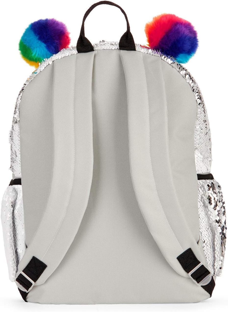 Panda Sequin Backpack for Girls – Panda Backpack with 2 Way Sequins