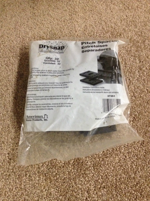 Amerimax Home Products Dry Snap Pitch Spacers Pack of 32 DrySnap 37351 (NEW)