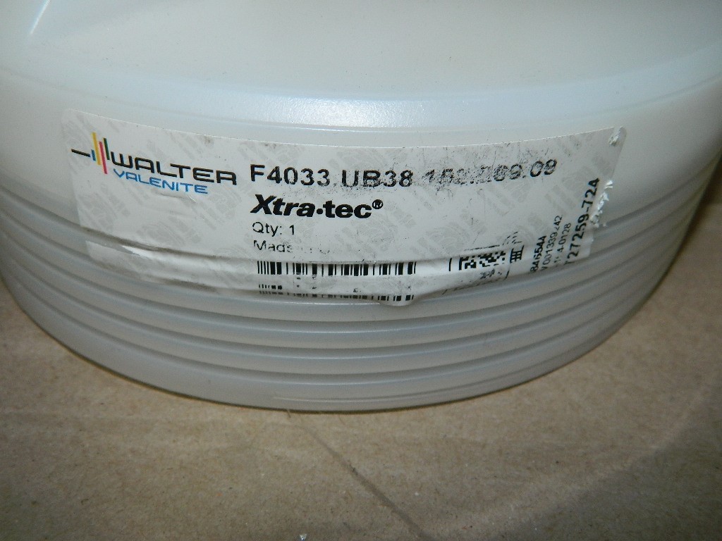 Walter Valenite F4033.UB38.152.A09.09 Xtra Tec 6″ Diameter FaceMill NEW