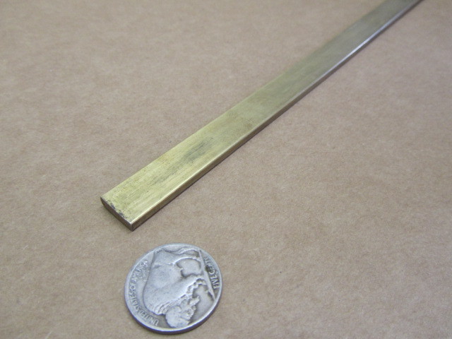 360 Brass Flat Bar 1/8″ Thick x 1/2″ Wide x 60.0″ Length
