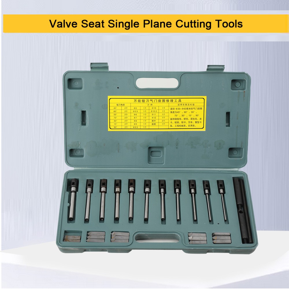 28PCS Valve Seat Set Boring Cutters Valve Grinding Tool For Car Pickup Truck