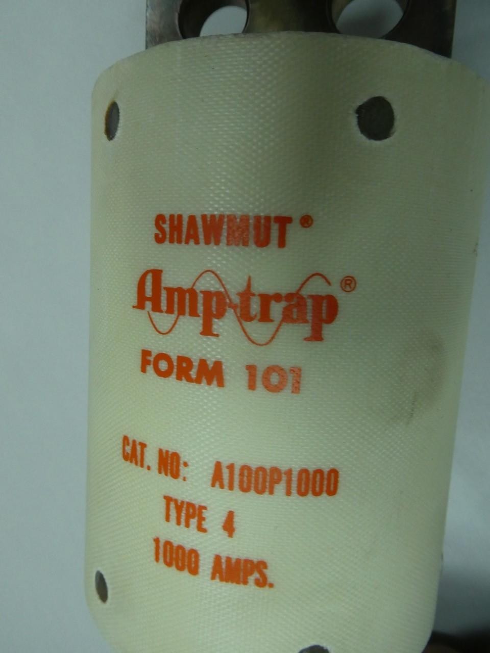 Shawmut A100P1000 Amp-trap Form 101 Semiconductor Fuse 1000a 1000v-ac 750v-dc
