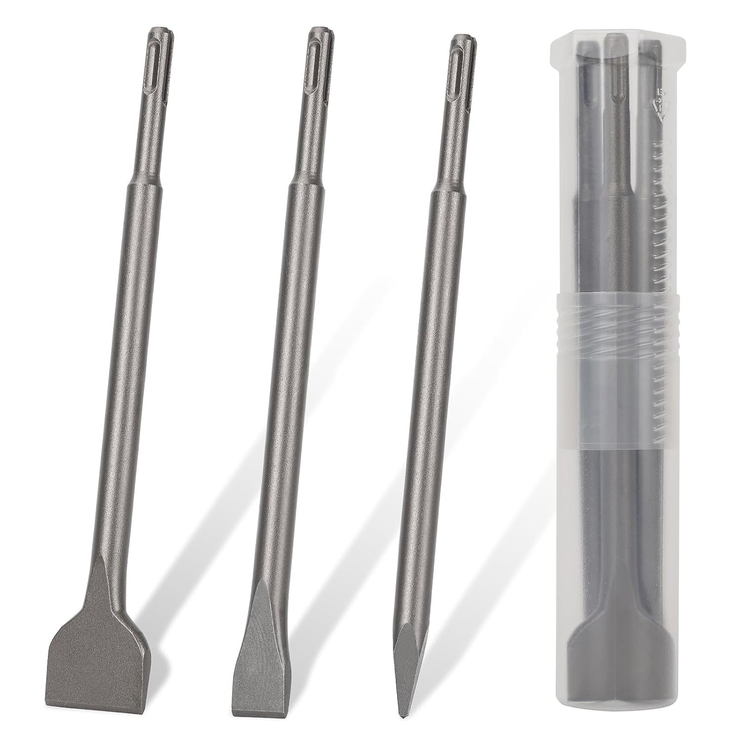 SDS Plus 40CR Steel Chisels for Rotary Hammer Drills | Concrete/Tile Removal