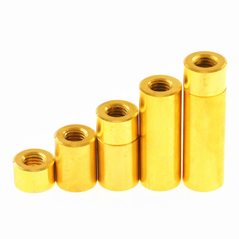 M1.6/M1.8 Brass Round Nuts Long Round Spacers Standoff Sleeve Connecting Stud