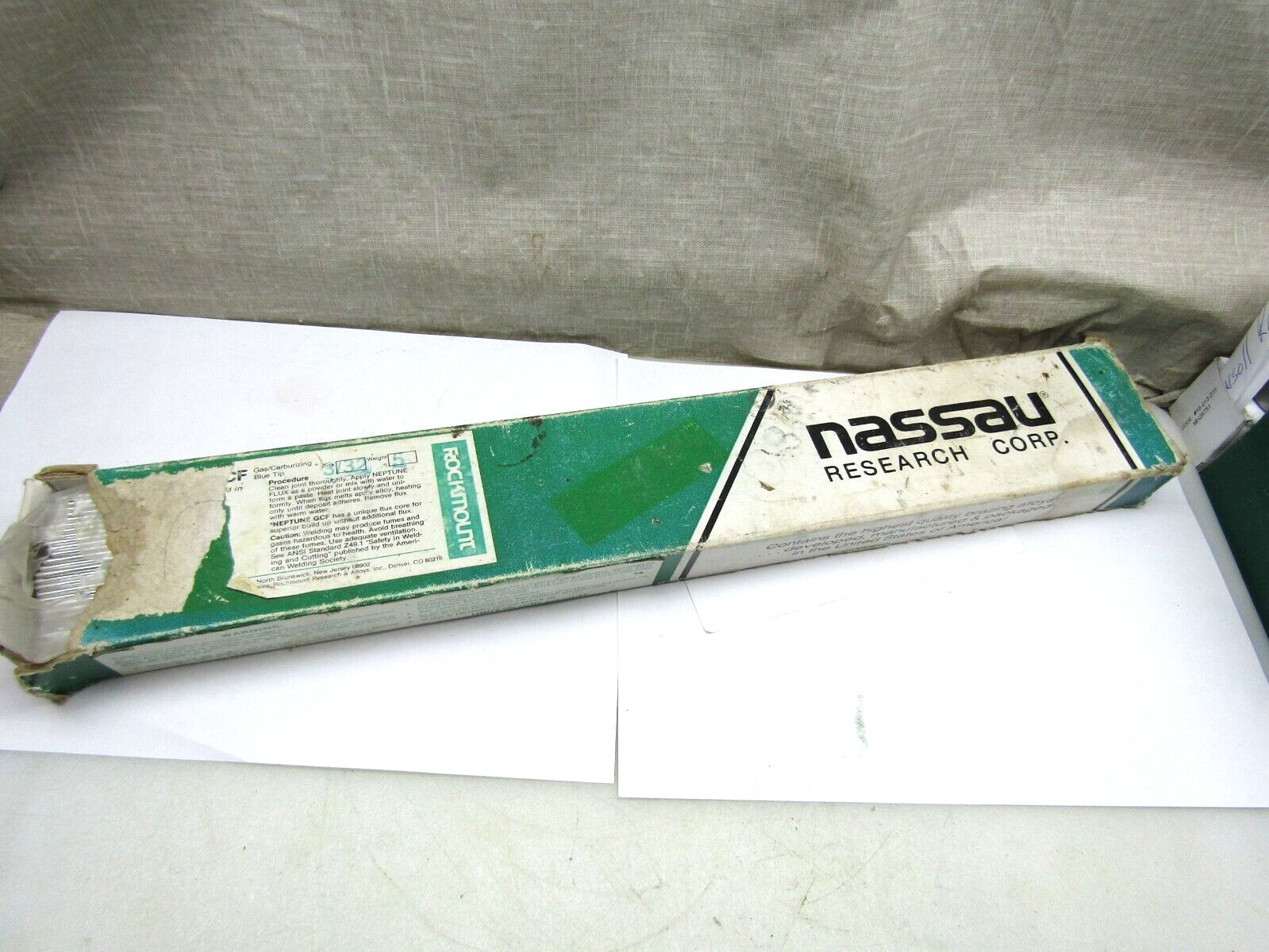 Nassau Neptune-CF 3/32″ Welding Electrode 3/32″ Welding Rod Open Box 5 lbs