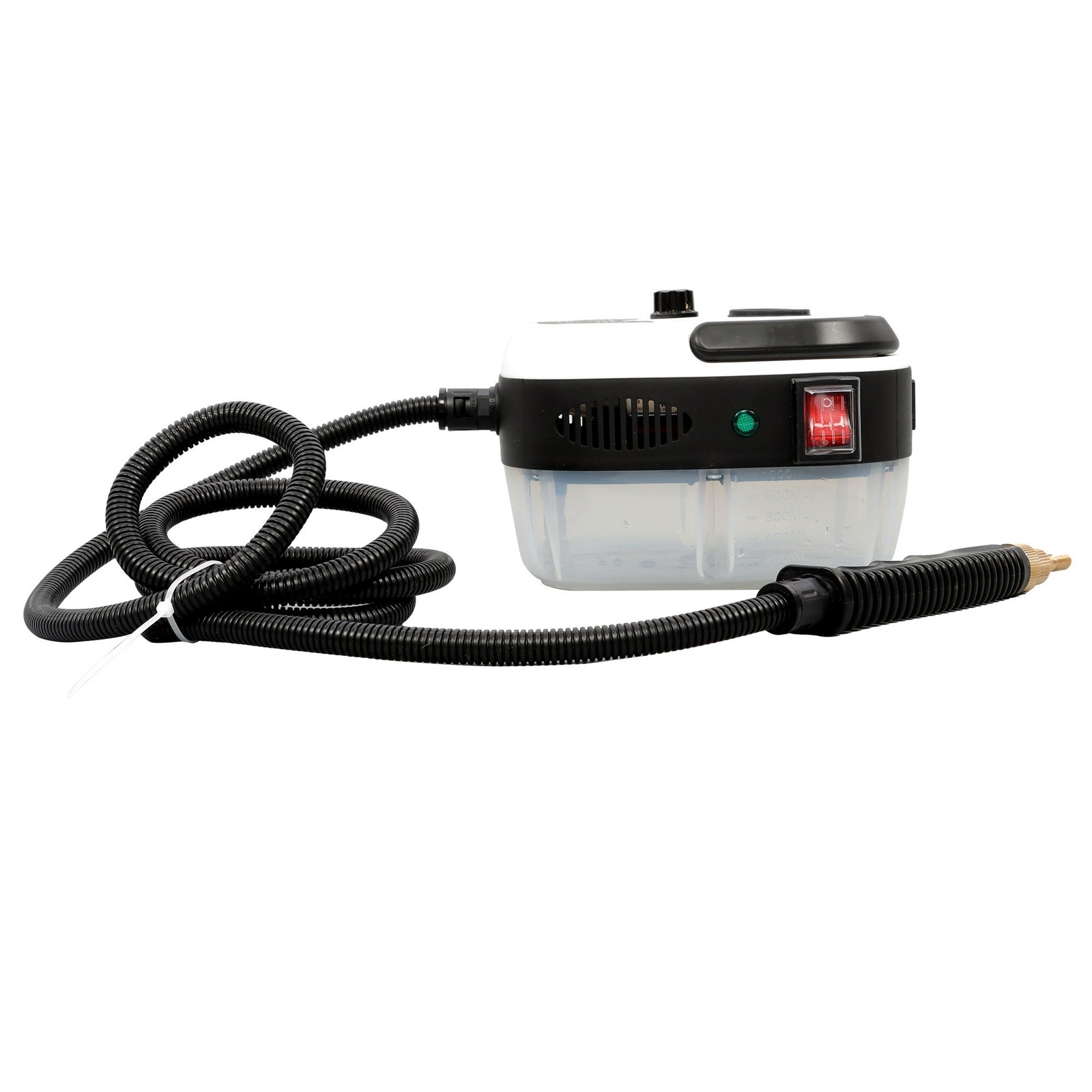 Heavy Pressure Steam Cleaner 2500W 1000ml Tank for Grill&Patio Furniture White