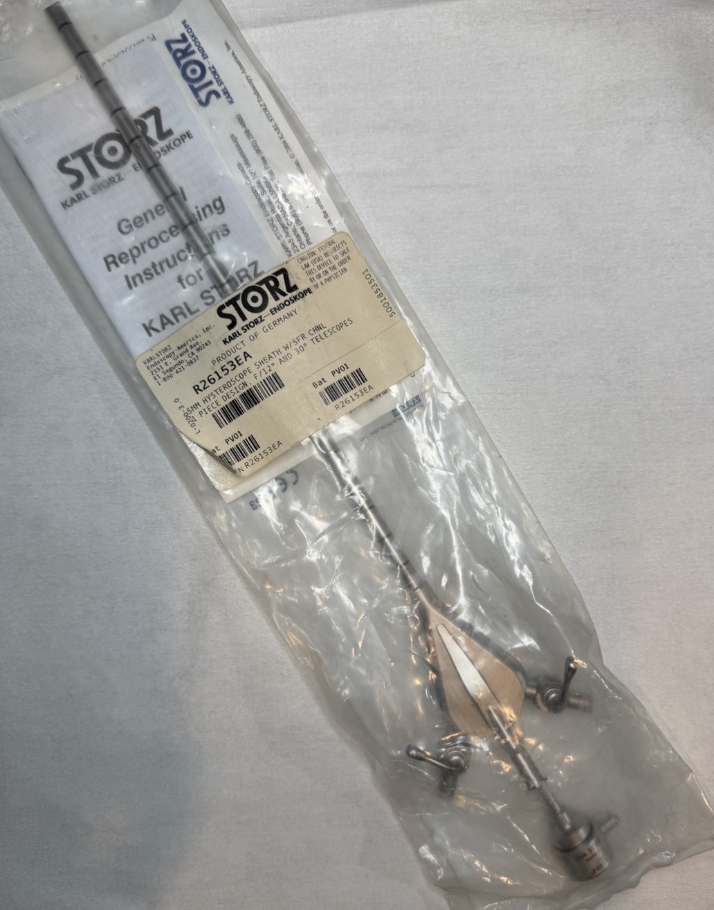 Karl Storz 5mm Hysteroscope Sheath W/ 5Fr Channel