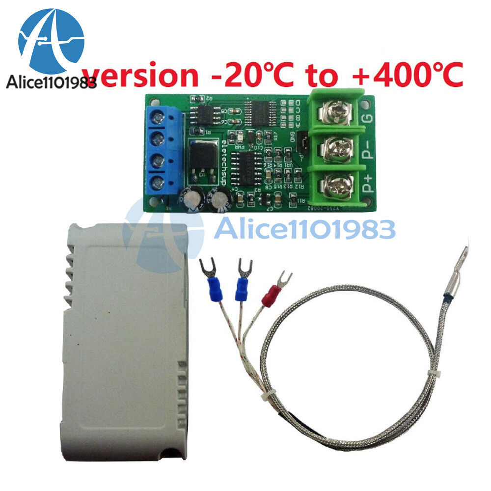 DC 8-25V PT100 RTD Converter RS485 Modbus Rtu Temperature Sensor Module