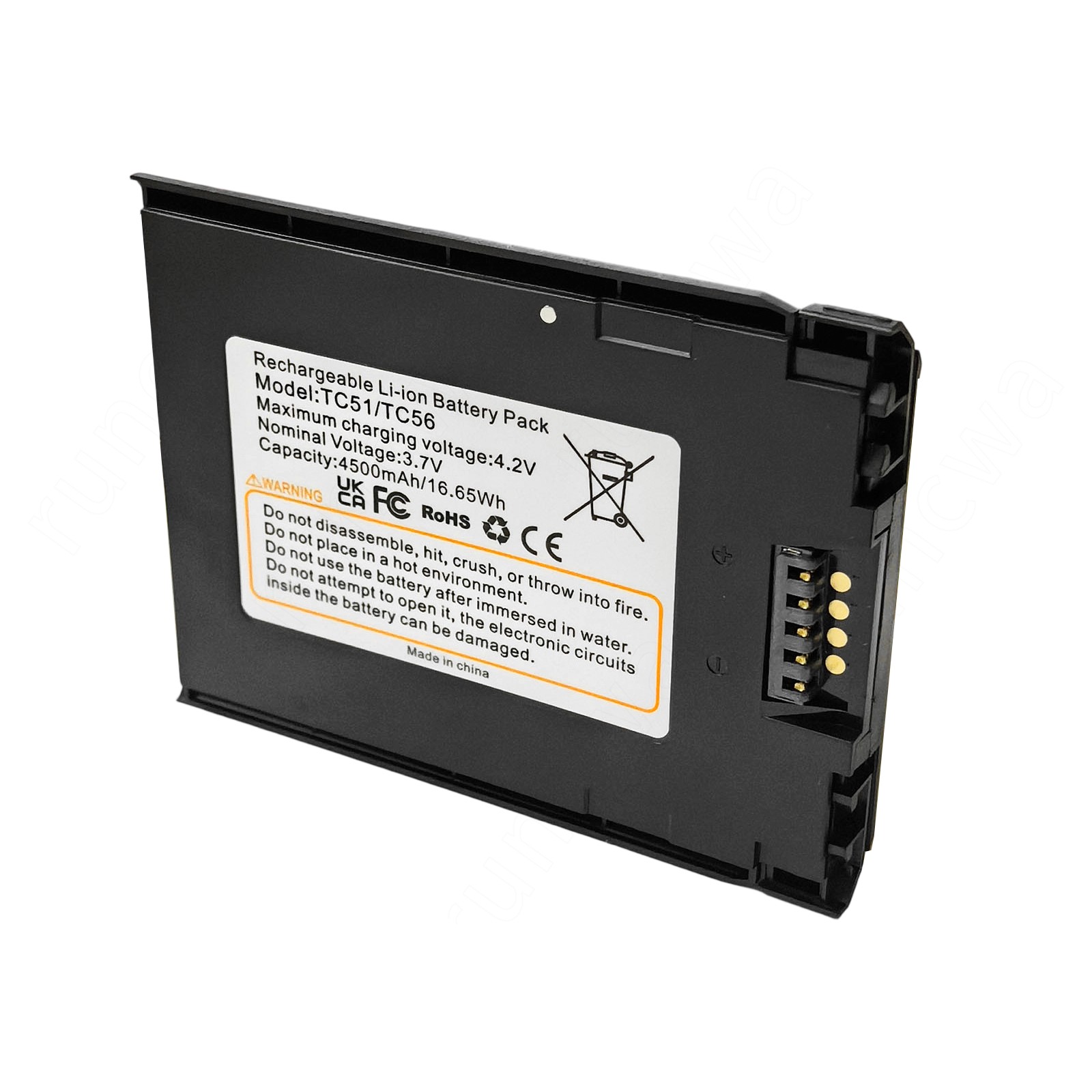 4500mAh Battery Replacement For Zebra TC51 TC56 BTRY-TC51-43MA1-01 BT-000314 NEW