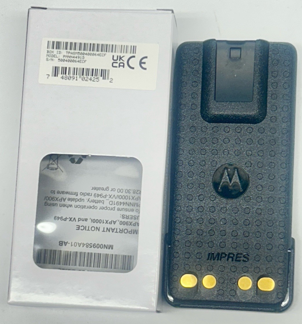 Motorola OEM Two-Way Radio Battery PMNN4491D 7.4V Impres 2100mAh! NEW