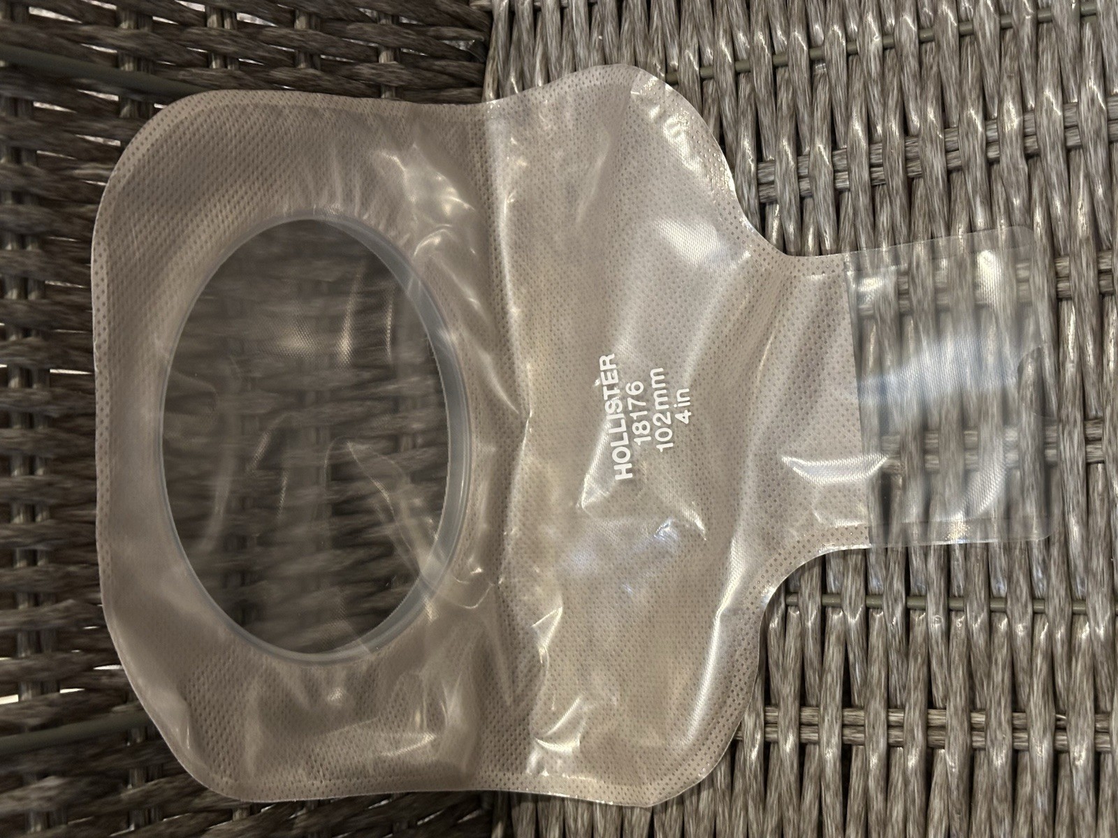 4” Hollister New Image 18176 2-Piece Drainable Ostomy Pouch w/ Filter 70mm 10ct