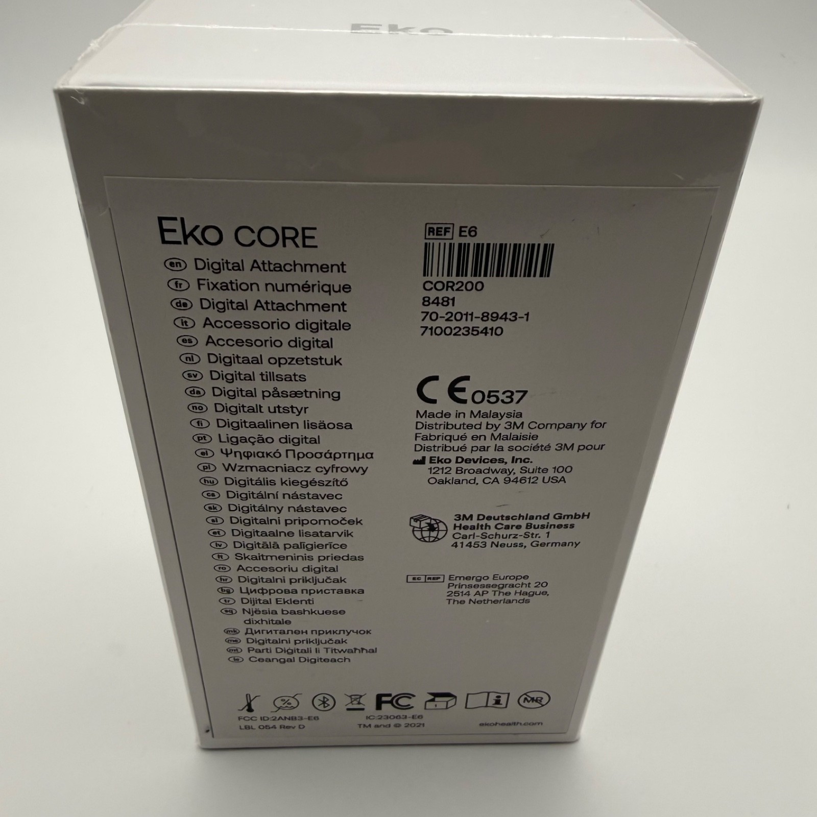 NEW Sealed Eko CORE COR200 Digital Stethoscope Attachment