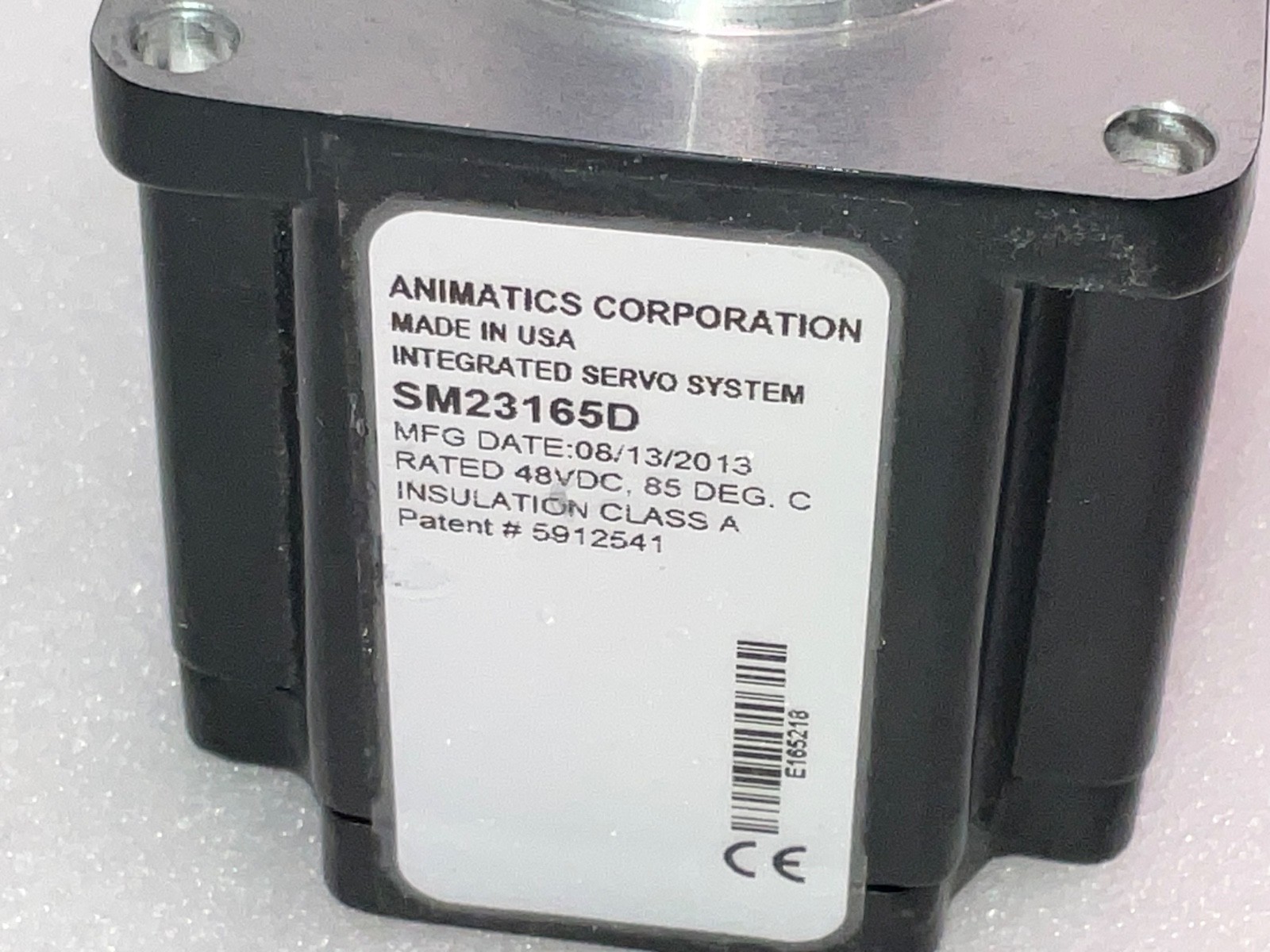 Animatics SM23165D MOOG Smart Motor INTERGRATED SERVO SYSTEM CLASS A 48VDC #2