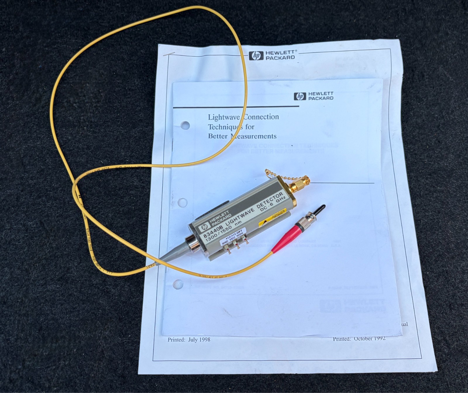 NEW HP Agilent 83440B-H10 6 GHz 1300/1550 nm Lightwave Converter / Detector