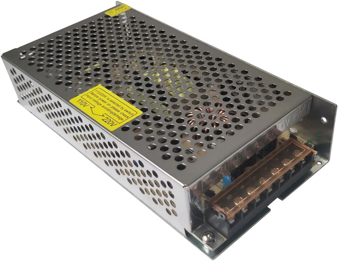 AC 110V/220V to DC 12V 15A 180W Universal Regulated Switching 15A, Black