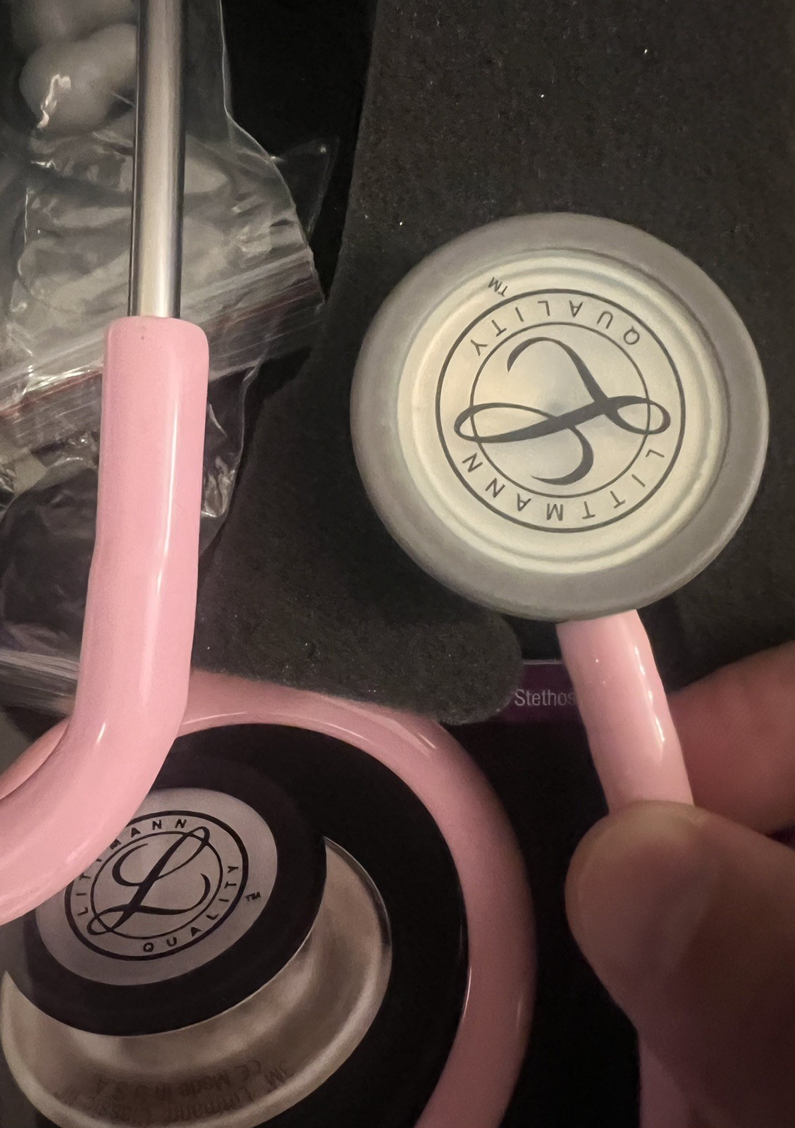 Cardiology Classic III Pink Peal Monitoring Stethoscope Free Shipping OPENBOX