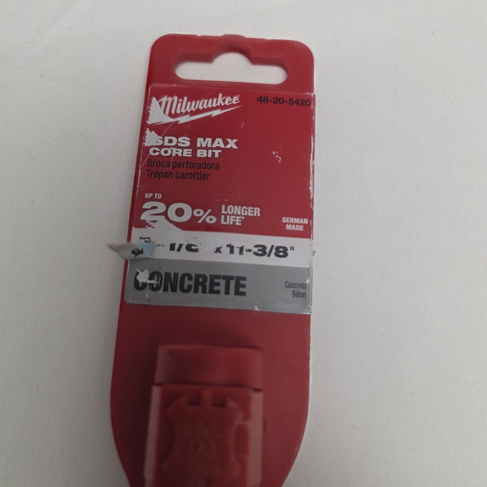 BRANDNEW!!! Milwaukee 48-20-5420 SDS-Max 1-Piece Core3-1/8″X11-3/8