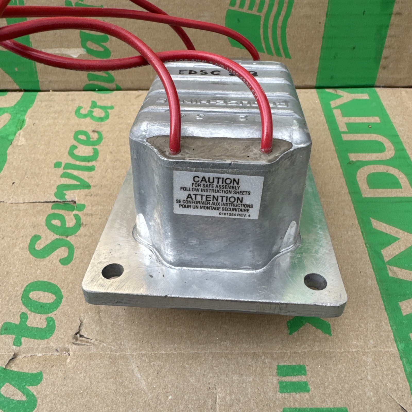 Crouse Hinds Explosion Proof 2 Pole EDS Switch 20A 120-277 For EDSC218