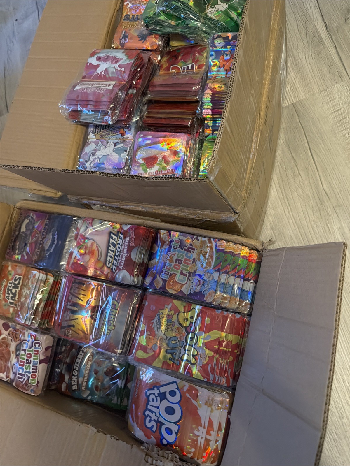 1000 pcs 3.5g Variety Pack Holographic Mylar Bags 10 Designs 100 Of Each TRENDY