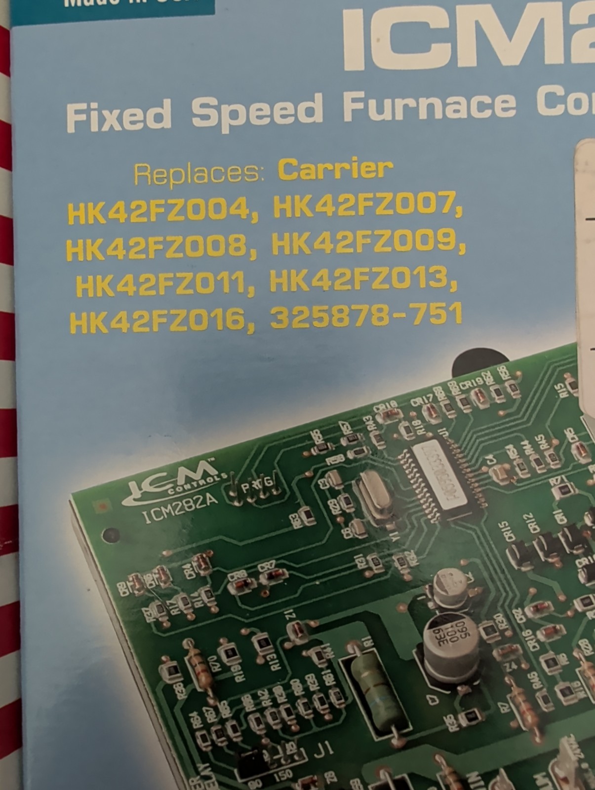 ICM Furnace Control Board – Green (ICM282A)