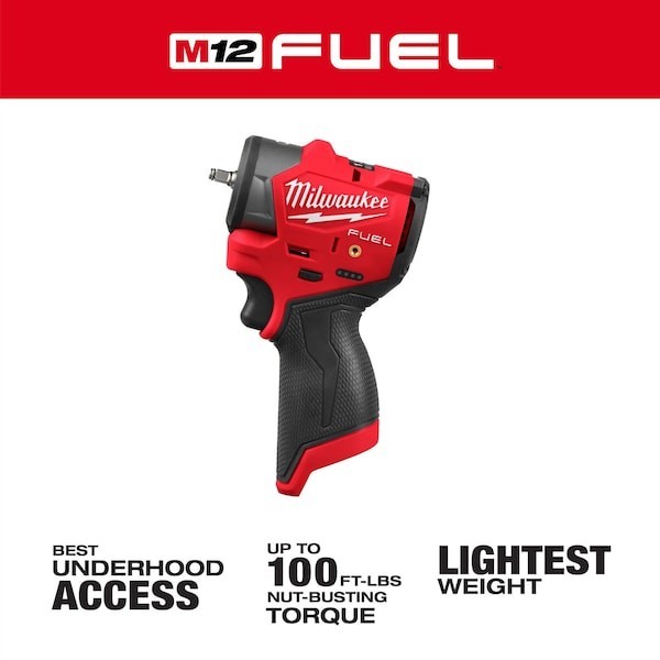 Milwaukee Tool 3048-20 M12 Fuel(Tm) 1/4 In. Sciw W/ Fr New
