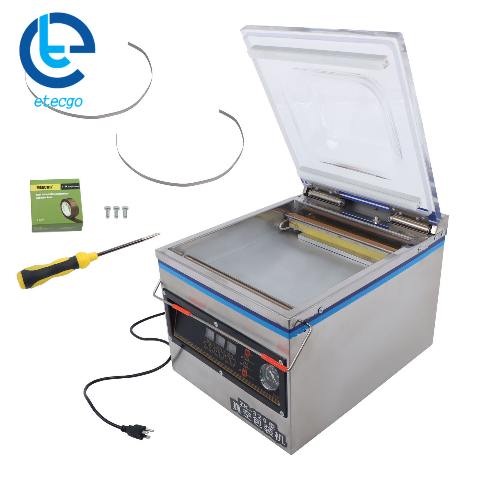 DZ-260C Chamber Vacuum Sealing Packing Machine 320W Commercial Vacuum Sealer