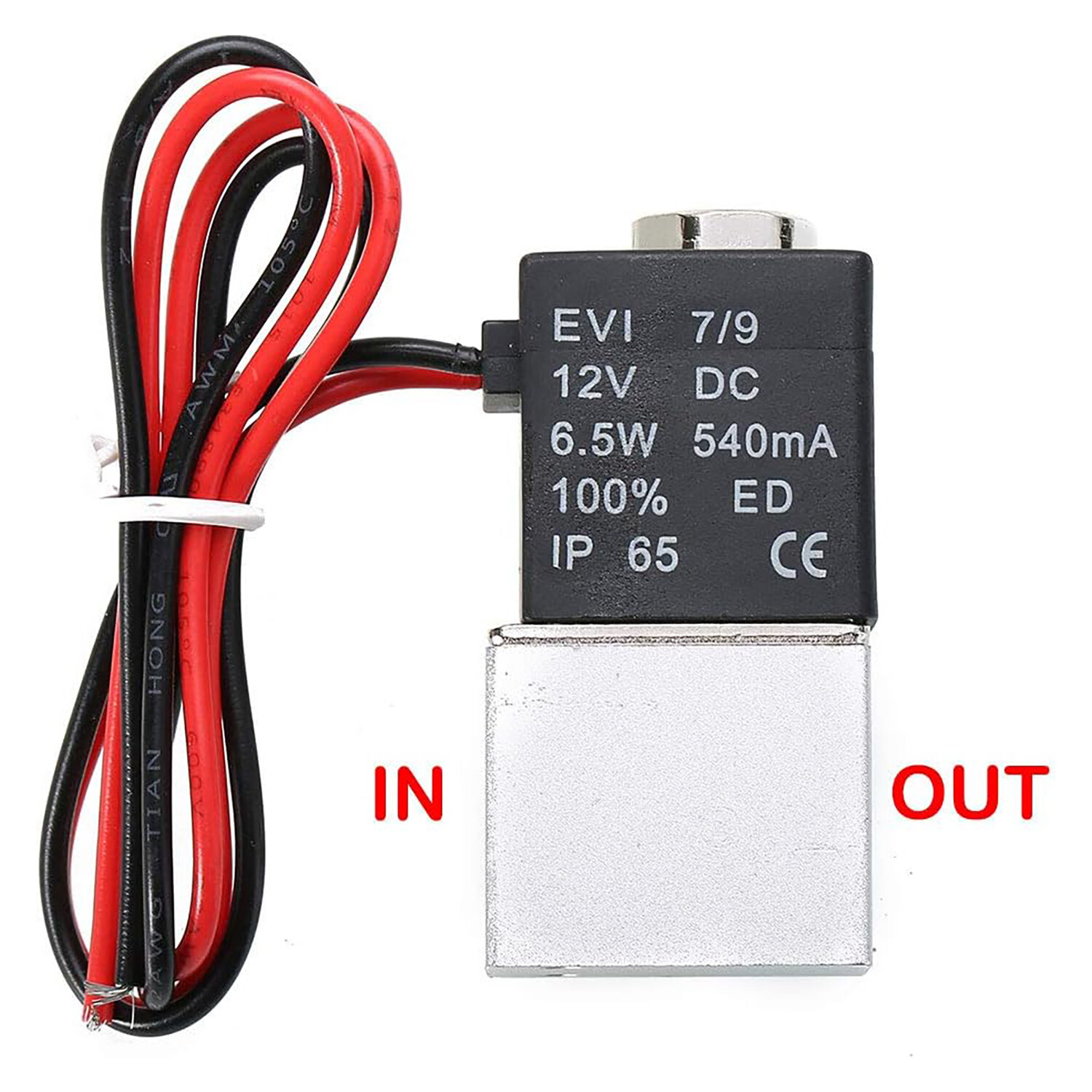 2PCS 1/8″ Fast Response Electric Air Water Solenoid Valve Normally Closed DC 12V