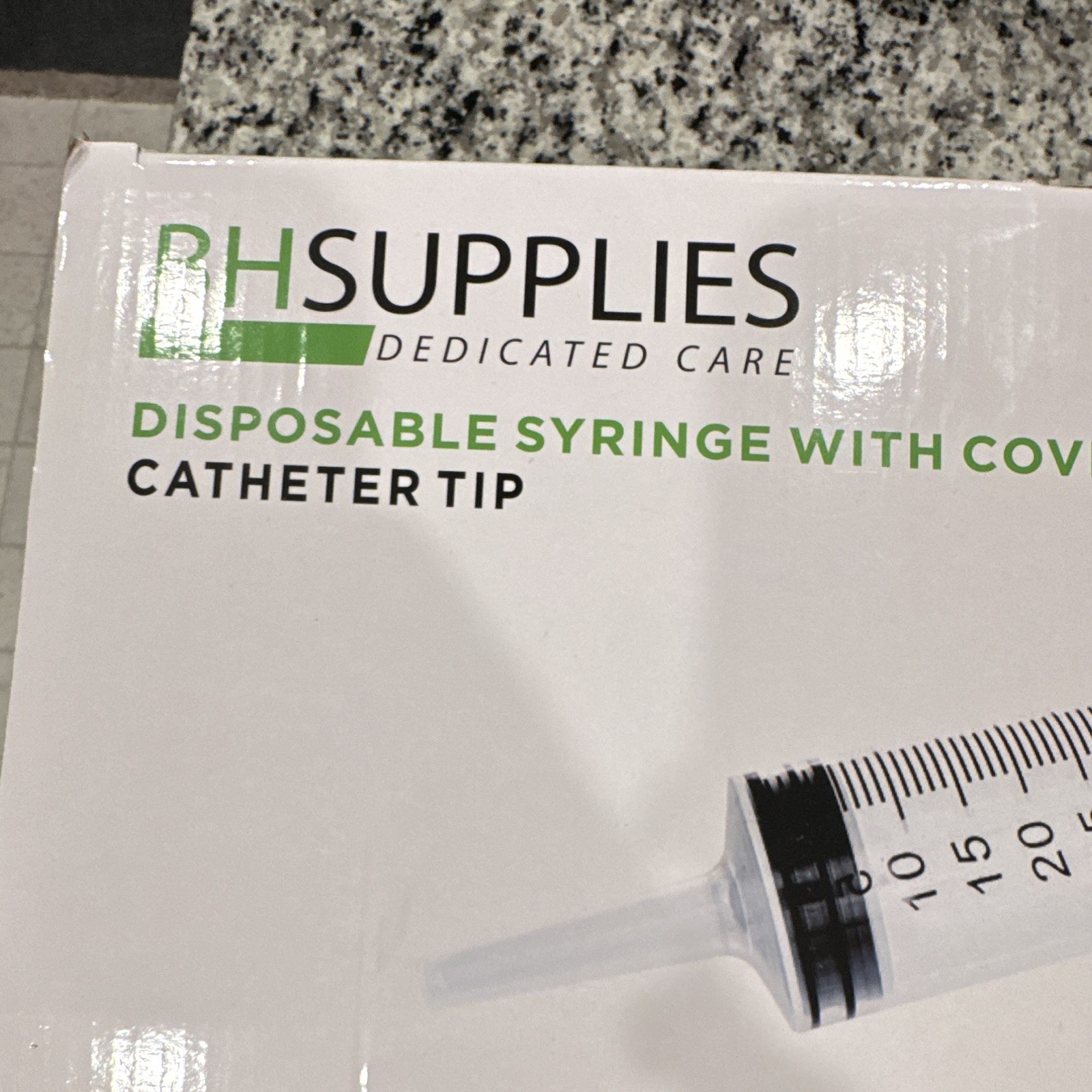 42 BH Supplies Sterile Disposable Syringe w/ Cover, Catheter Tip, 60 mL/cc