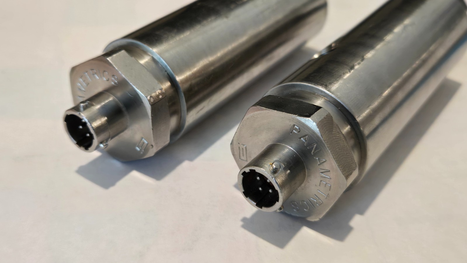 Panametrics Wetted Ultrasonic Flow Transducers 095268-12, 09 | 316 SS | 4-Pin