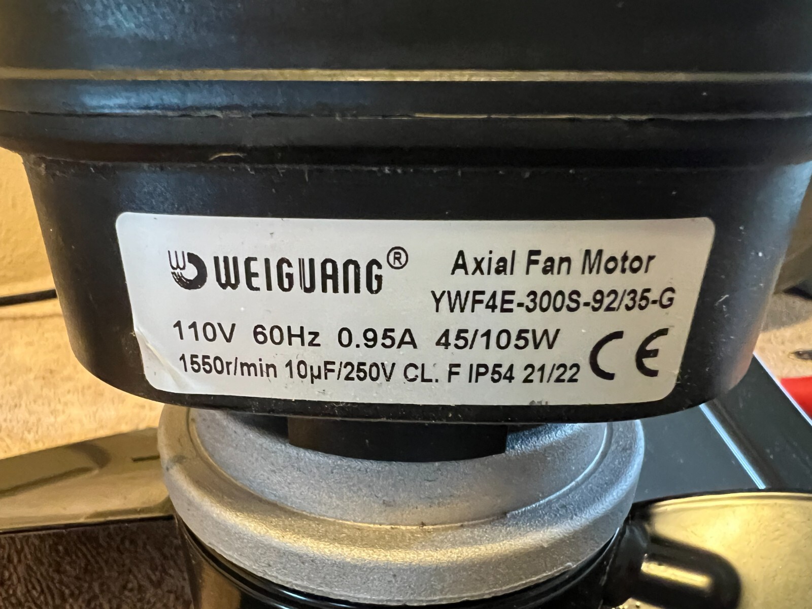 NEW Emerson/Weiguang YWF4E-300S-92/35-G Axial Condenser Fan Motor 110V@60Hz