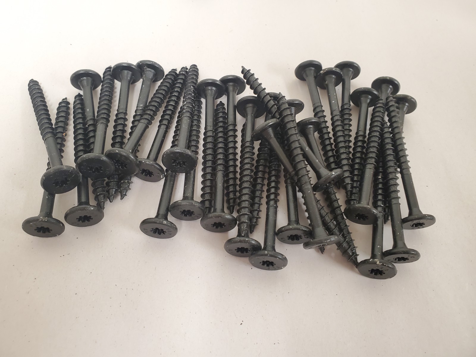 *49* FastenMaster 2-7/8″ HeadLOK Structural Flat Head Wood Screws, Black *READ*