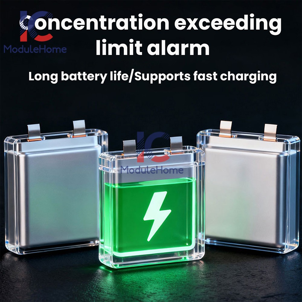 Air Quality Monitor 3-in-1 Carbon Monoxide Detector Temperature Humidity Alarm