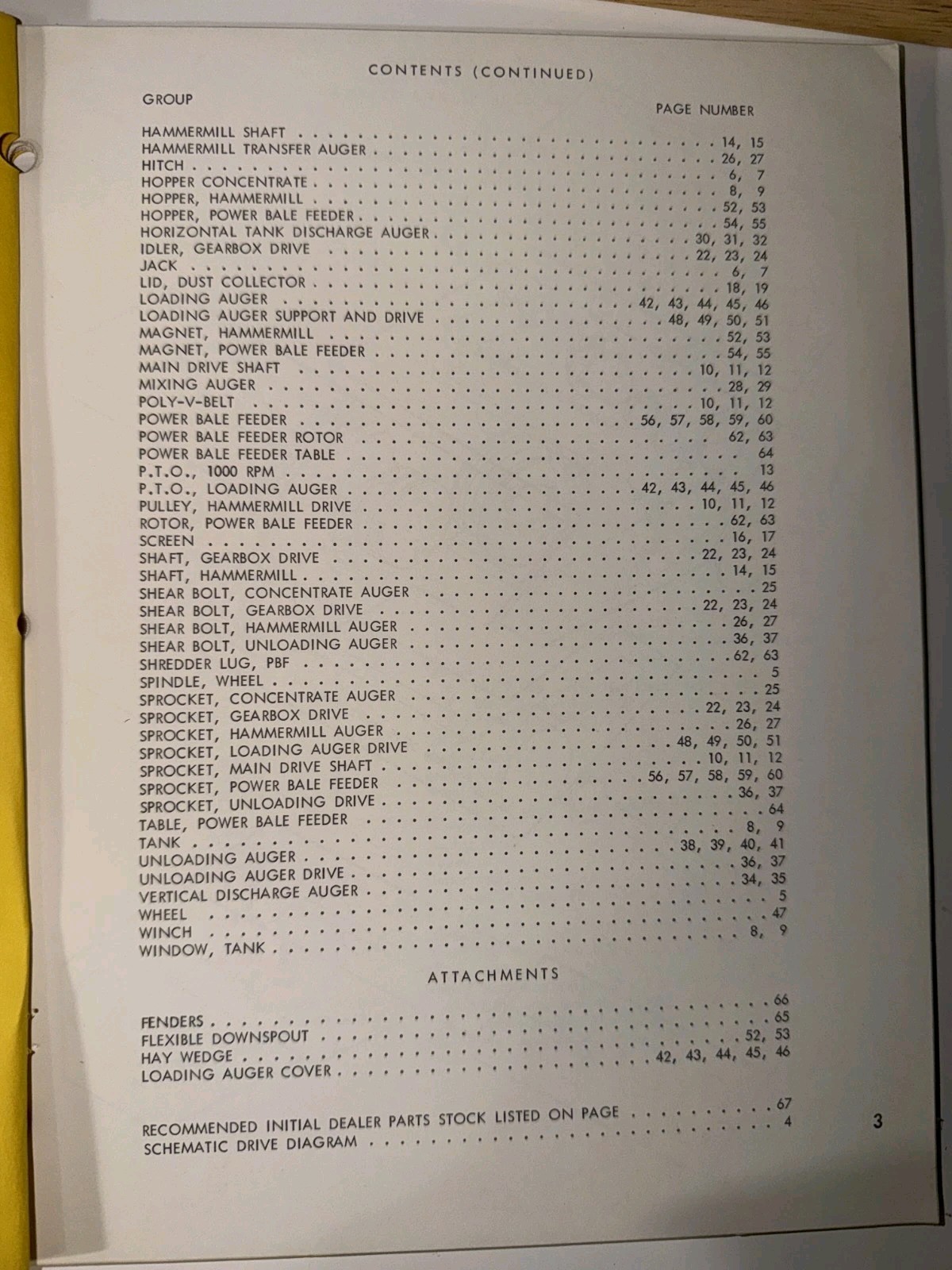 New Holland 359 Grinder Mixer Service Parts Catalog Manual 1978